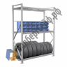 Стеллаж MS Pro 200/120x80/3 яруса